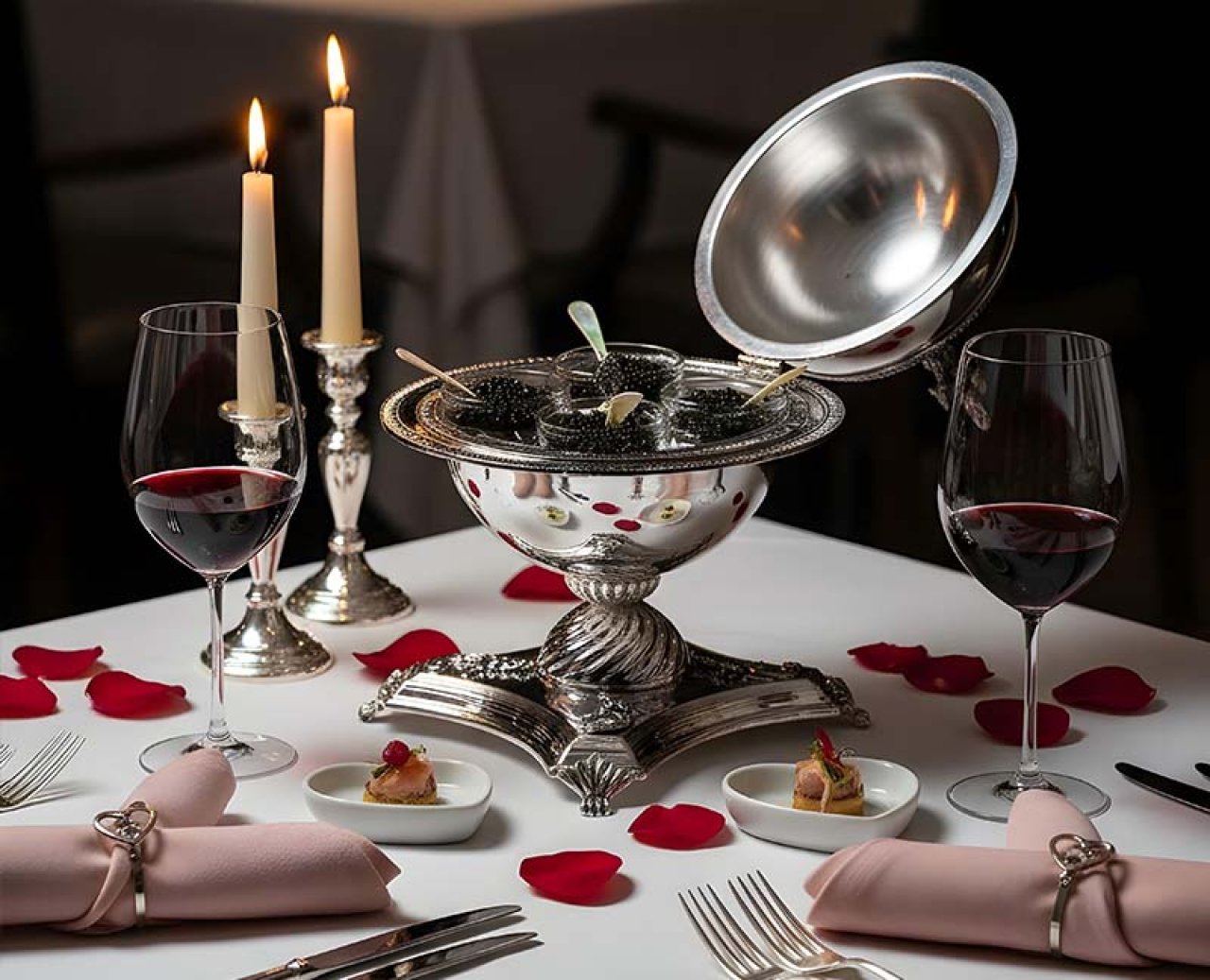 How to Decorate a Dining Table: Elegant Tables with Brass Accessories