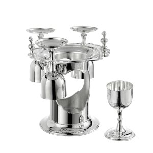 Multi-Compartment Elegant Wine Centerpiece