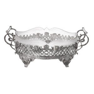 Royal Silver Wedding Cake Stand Set