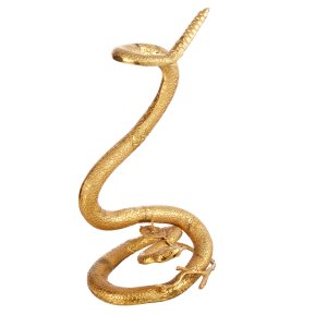 Golden Cobra Candlestick