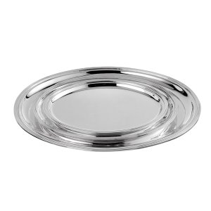 Luna Set – Silver Plated Brass Serving Trays