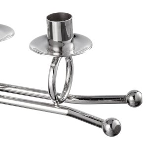 Silver Unity Candle Holder Set