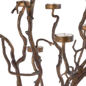 Rustic Twig Candelabra