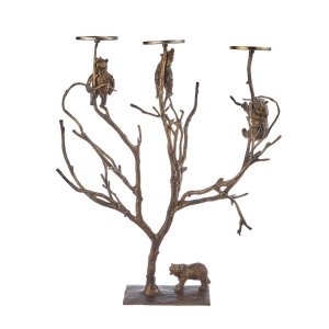 Bear Trio Candelabra