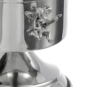 Silver Angel Candle Holder