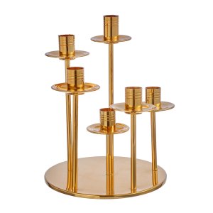 Golden Balance Decorative Candle Holder