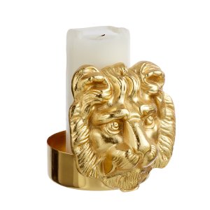 Decorative Lion Head Candle Holder