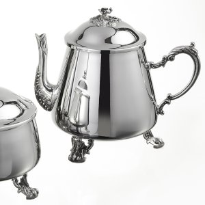 Maison de Thé – 3-Piece Silver Tea Set