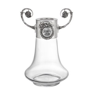 Vintage-Inspired Silver Carafe with Ottoman Seal
