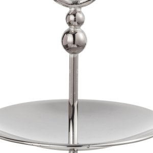 Pure Form Two-Tier Silver Stand