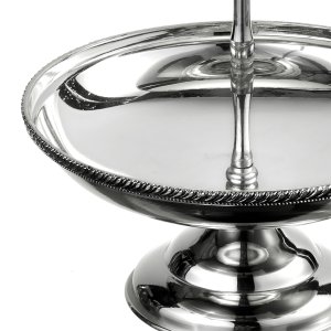 Polished Two-Tier Dessert Stand