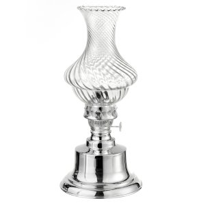 Antique Silver Gas Lamp