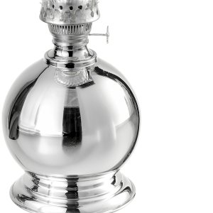 Silver Sphere Gas Lamp