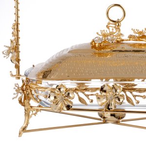 Lotusa Grand Hanging Chafing Dish with Floral Arch – Lotusa Collection