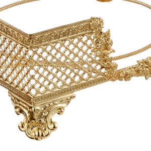 Regal Mesh Napkin Holder – Gold