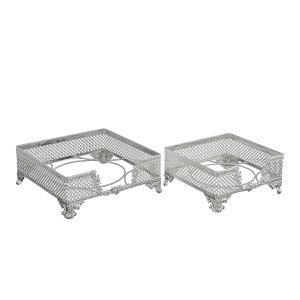 Regal Mesh Napkin Holder – Silver