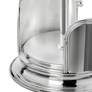 Deco Curve Silver Paper Towel Holder