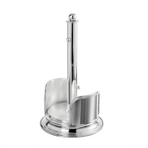 Deco Curve Silver Paper Towel Holder