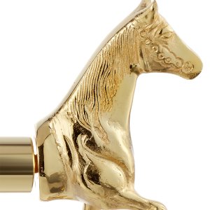 Golden Horse Paper Towel Holder – Luxury Countertop Accessory