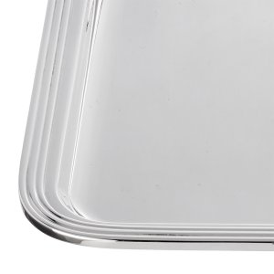 Linea Petite – Silver Plated Brass Rectangular Tray