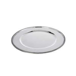 Beaded Edge Silver Plated Placemat