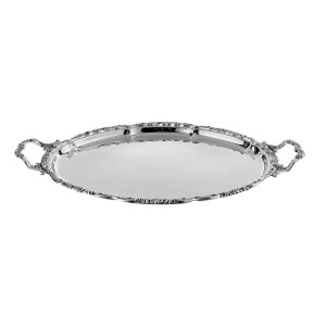 Aurora Royale Tray – Silver Finish