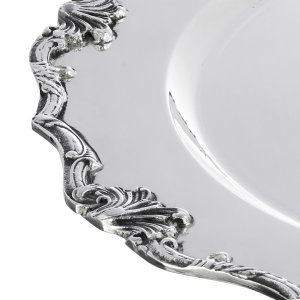 Baroque Style Silver Plated Placemat