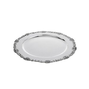 Floral Edge Silver Plated Placemat