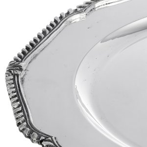 Rope Trim Silver Plated Placemat