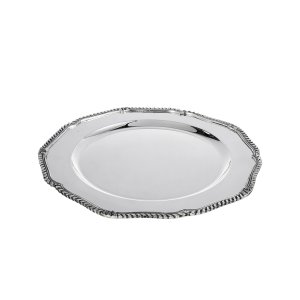 Rope Trim Silver Plated Placemat