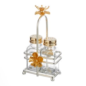 Lotusa Floral Salt & Pepper Set | Lotusa Collection