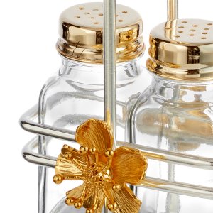 Lotusa Floral Salt & Pepper Set | Lotusa Collection