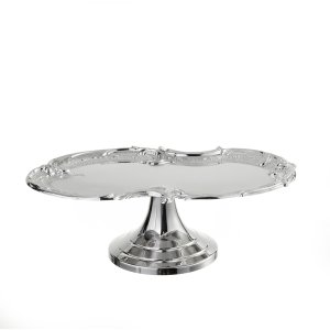 Celeste Pedestal Cake Stand – Silver Finish