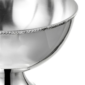 Silver Pedestal Serving Bowl