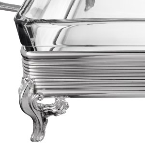 Silver Striped Casserole Stand