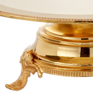 Golden Pedestal Tray