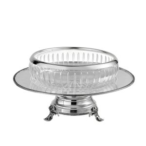 Silver Pedestal Tray