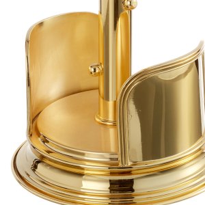 Deco Curve Golden Paper Towel Holder