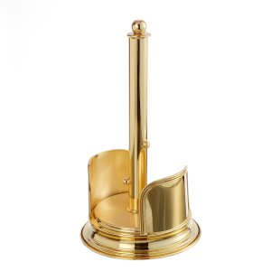 Deco Curve Golden Paper Towel Holder