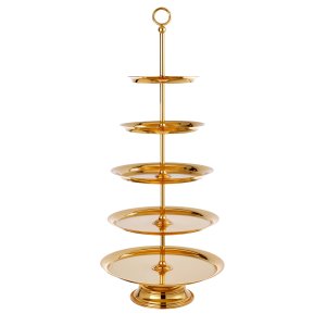 Imperial Five-Tier Stand – Gold