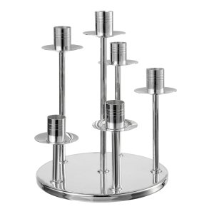 Silver Balance Decorative Candle Holder