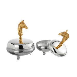 Equus Gloss – Silver Dome Duo Sugar Box