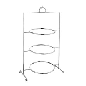 Three-Tier Silver Plate Stand