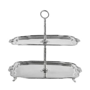 Elegant 2-Tier Serving Tray