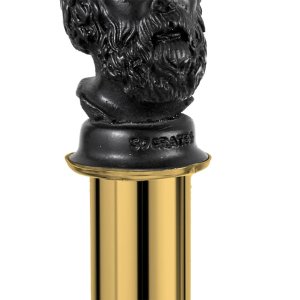 Philosopher Bust Candle Holder Set