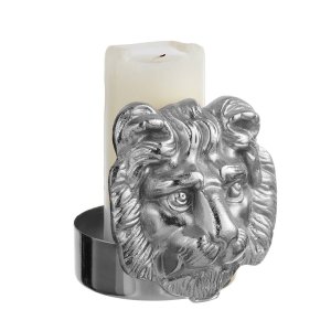 Decorative Lion Head Candle Holder