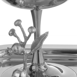 Silver Pomegranate Incense Set