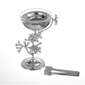 Silver Vine Incense Holder