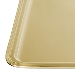 Linea Large – Gold Plated Oversized Rectangular Brass Tray