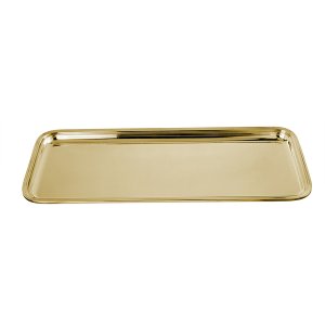 Lucent Rectangle Gold Tray – Medium